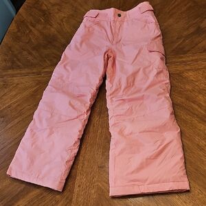 Columbia Girls Pink Snow Pants Sz S Ski Snowboard BNWOT Velcro Waist Cozy